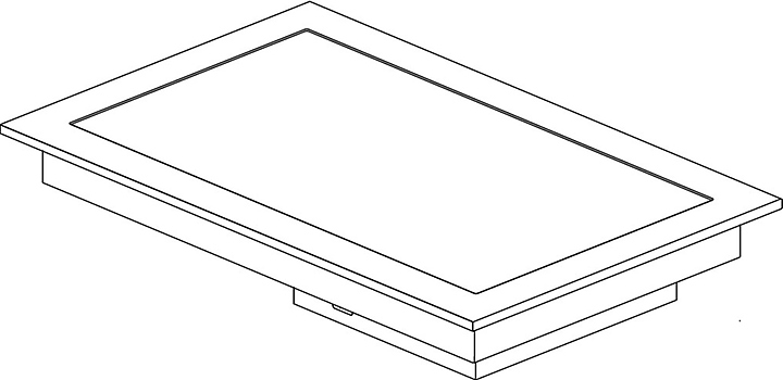 Поверхность горячая встраиваемая ТММ ВВМГ 6 GN1/1