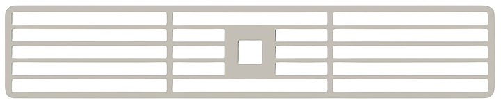 Декоративная решетка для варочной панели Kuppersbusch DK 8591 Stainless Steel