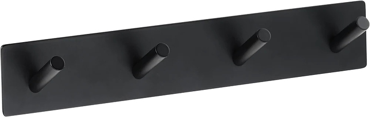 Вешалка Bemeta Easy 163106290 с 4 крючками, черный