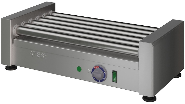 Гриль роликовый ATESY Комбат ГР-6Р-450-02