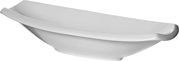 Салатник Kunstwerk A6537 310 мл 27х10,5 см h=5,5 см (фарфор) «лодочка» белый
