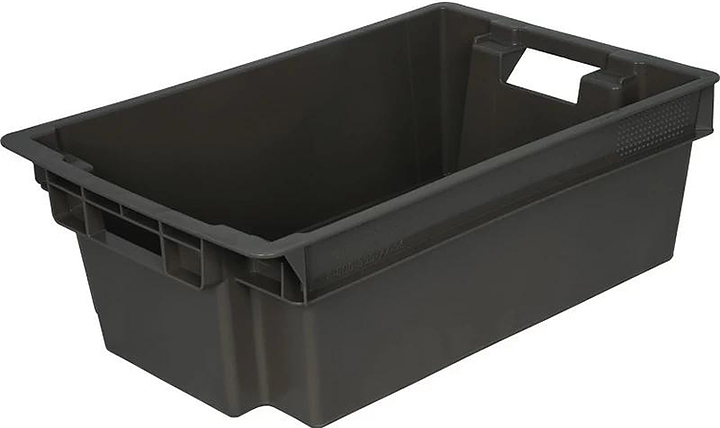 Ящик для мяса ТАРА.РУ 206 МСК 600х400х200 мм черный