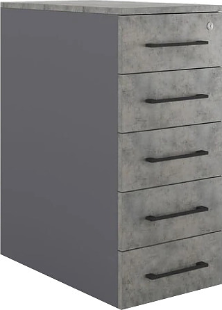 Тумба приставная КОБОР TS5-40/70 graphite/chicago