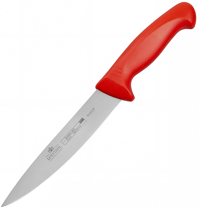 Нож универсальный Китай Luxstahl HACCP W016 6,5" 170 мм красный