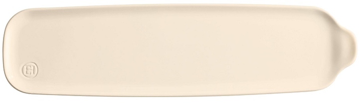 Блюдо для подачи Emile Henry 77632 420х110 мм керамика, молочный