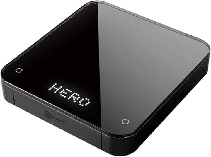 Весы для кофе ZeroHero Coffee scale черные, с силиконовым ковриком