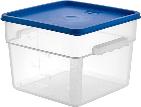 Контейнер для продуктов Gastroplast GSPP-12 11,4 л 29х30 см h=21 см (полипропилен) прозрачный