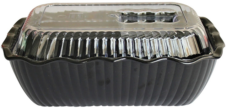 Салатник EKSI P-043 черный