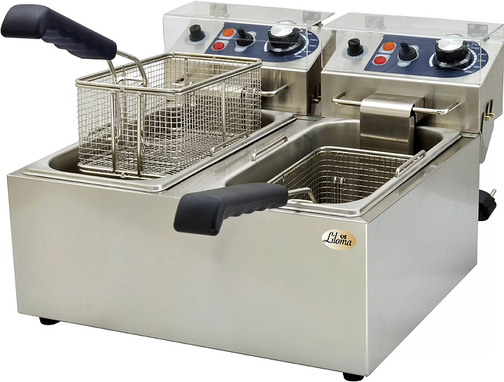 Фритюрница электрическая LILOMA FLT 4+4
