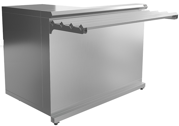 Прилавок кассовый универсальный Luxstahl КК-1200 Premium Megapolis (Мегаполис)