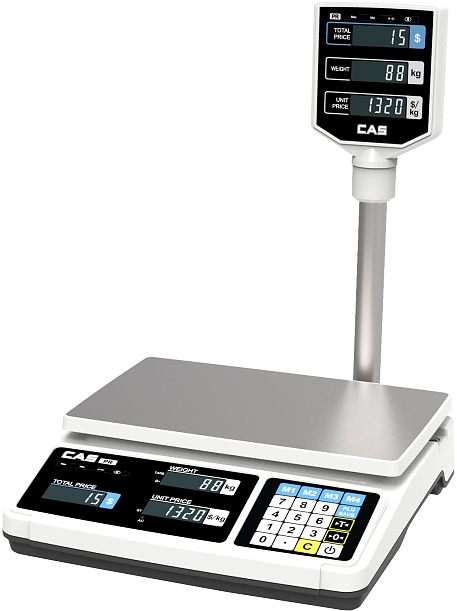 Торговые весы CAS PR-30P LCD