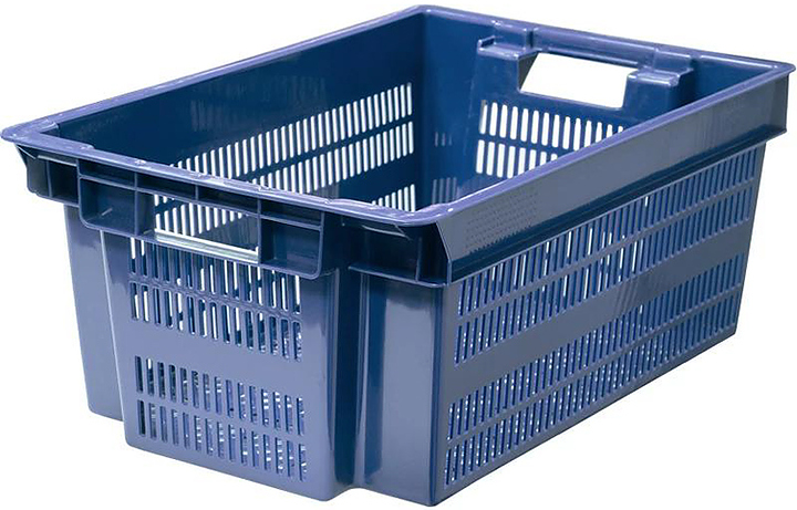 Ящик для овощей и фруктов ТАРА.РУ 125 600х400х250 мм синий