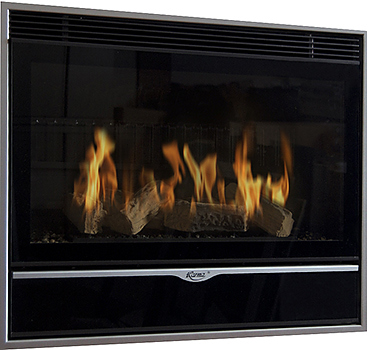 Камин газовый Karma ELEGANCE 67 EXCLUSIVE Slim line 15 серебро