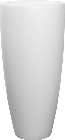 Кашпо Pottery Pots Dax (47х100 см) белое матовое