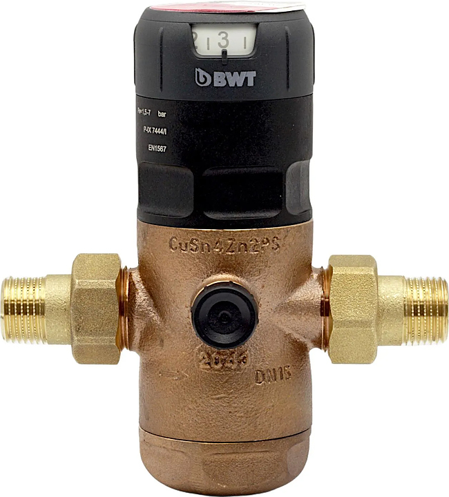 Редуктор давления BWT D1 Red 3/4“ красная латунь, горячая вода
