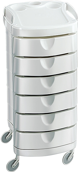 Тележка парикмахерская Ceriotti 7248 Ciak-S, белая