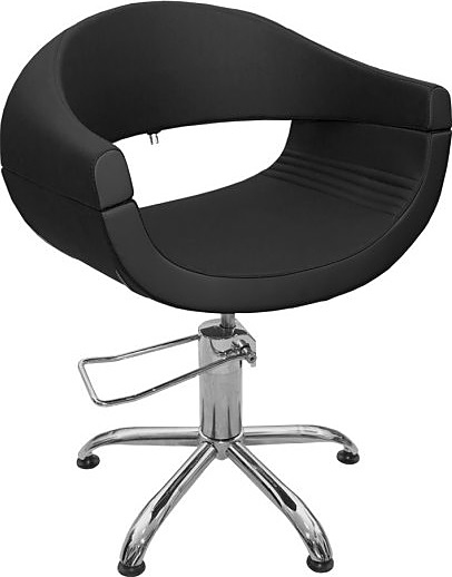 Кресло парикмахерское Имидж Мастер СМАЙЛ ПЛЮС черное