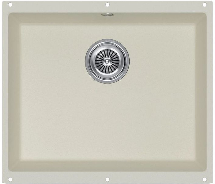 Кухонная мойка KUCHENSTERN 101JS10 UNDER 60 Ku-Granit 530х460х190 мм жасмин