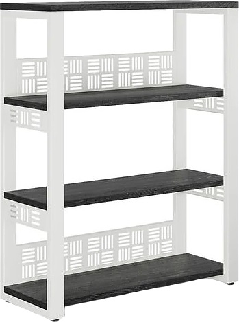 Стеллаж открытый КОБОР ST3-100/36 white/wood