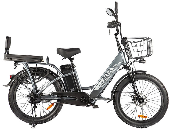 Электровелосипед GELBERT ALFA 3 PRO серый