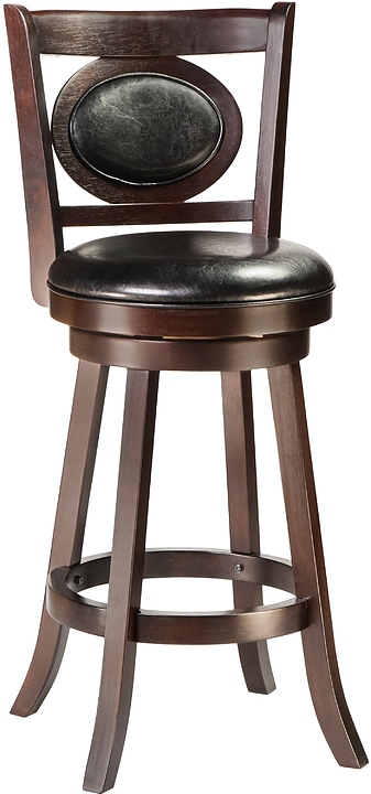 Стул барный DOBRIN 1673-LMB CHAD BAR (черный, капучино)