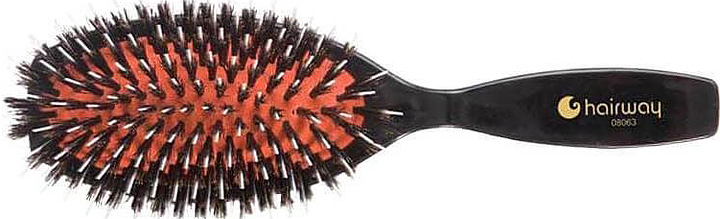 Щетка массажная Hairway Cherry 08063, комбинированная, 9 рядов