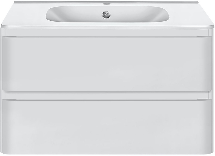 Тумба под раковину Vincea Vico 800 G.White 79х46,6 см, подвесная, белый глянцевый