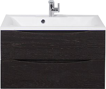 Тумба под раковину BelBagno MARINO-800-2C-SO-RCA-P, дуб темный шоколад