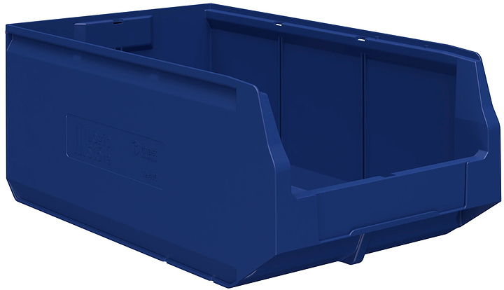 Контейнер iPlast Logic Store N1 500х300х200 мм с отверстиями для перегородок, синий