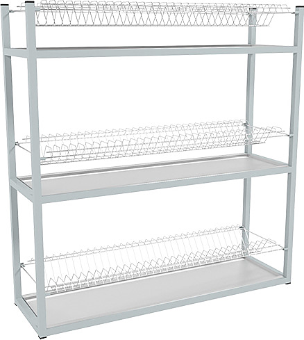 Стеллаж для тарелок ПищТех Эконом СКТК-3КЭ