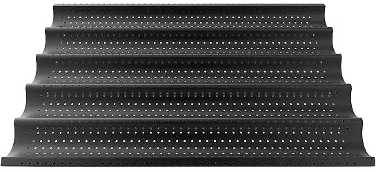 Лист для выпечки багетов UNOX TG 435 (600x400) перф.