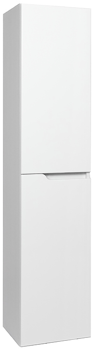 Шкаф-пенал подвесной VIANT "Куба" правый 36х160 см, белый