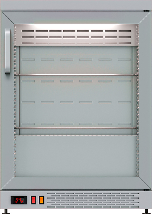 Шкаф холодильный барный POLAIR TD101-G (петли справа)