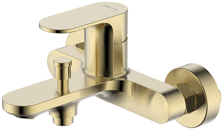 Смеситель для ванны с душем Aquatek Альфа AQ1940BG золото