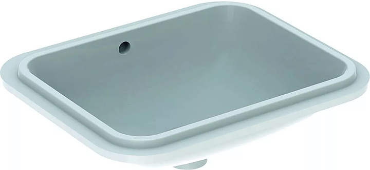 Раковина Geberit VariForm 53 53х44 см, с отверстием под перелив, белая