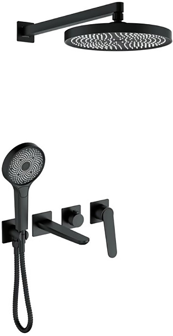 Комплект душевой Bronze de Luxe Icon 3009CB