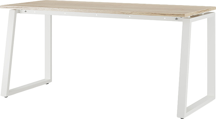 Стол офисный КОБОР TS1-180/70 white/natural