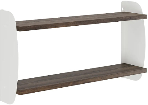 Полка КОБОР S2-80/20 white/charlston