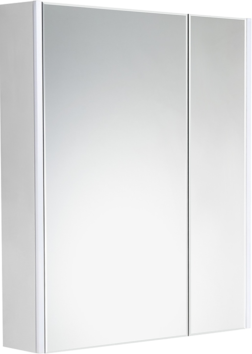 Шкаф зеркальный Roca Ronda ZRU9303008 70 см белый матовый/бетон
