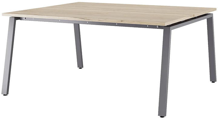 Стол офисный КОБОР A/2-140/160 graphite/natural