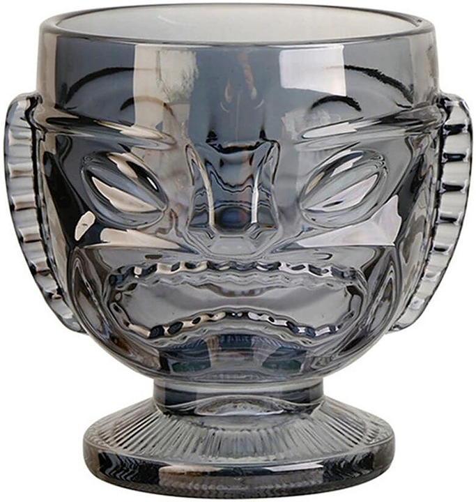 Бокал стакан для коктейля P.L. Barbossa Bad Guys Bar Тики 500 мл серый