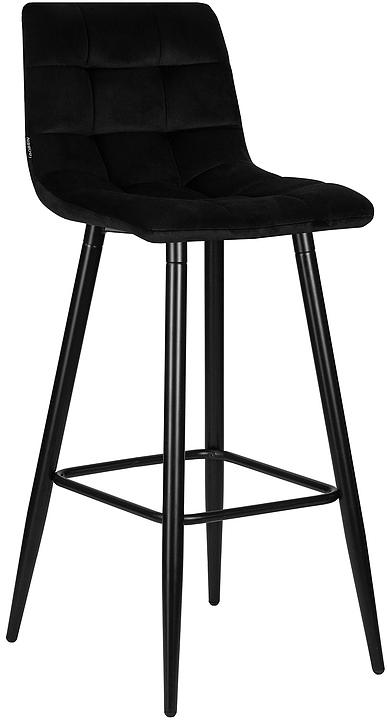 Стул барный DOBRIN 8078-LML-N NICOLE (черный) 2 шт.