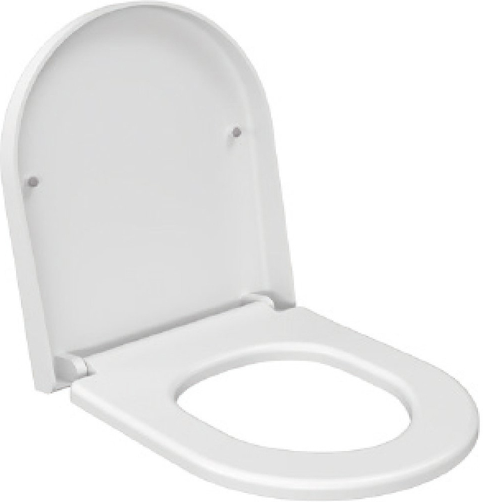 Сиденье для унитаза Ambassador Queen 112T20001 белое глянцевое, толстое