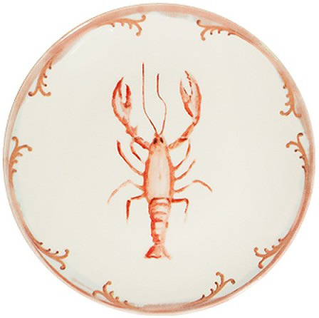 Тарелка десертная ID Fine Lobster Coral TVL20DZ-ID1020 20 см