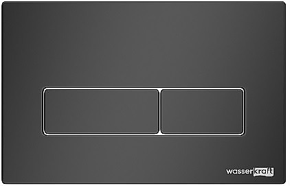 Кнопка смыва Wasserkraft MB03 черный матовый