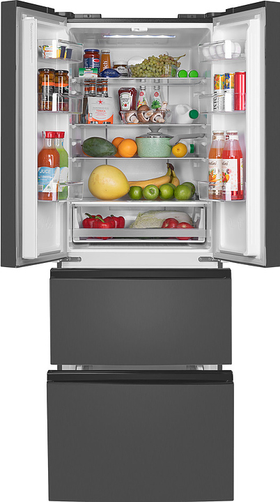 Холодильник Maunfeld MFF180NFSBE01 черная нерж. сталь