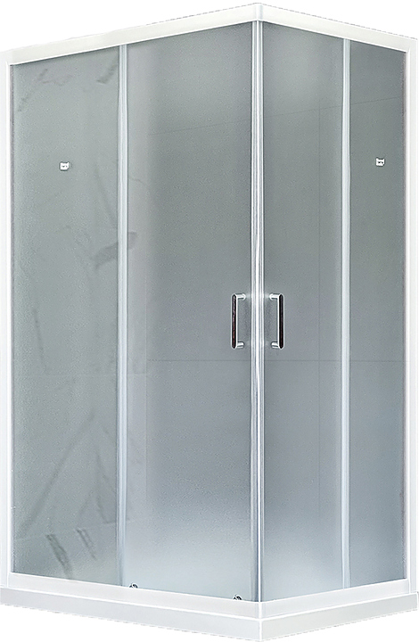 Уголок душевой Royal Bath RB HPD-C 110x90x185 см, матовое, белый профиль