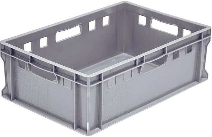 Ящик для мяса ТАРА.РУ 207-P ВС 600х400х200 мм серый