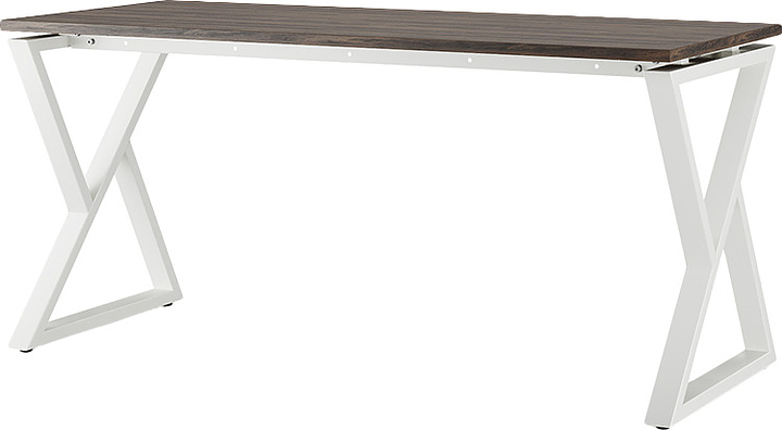 Стол офисный КОБОР W-100/80 white/charlston