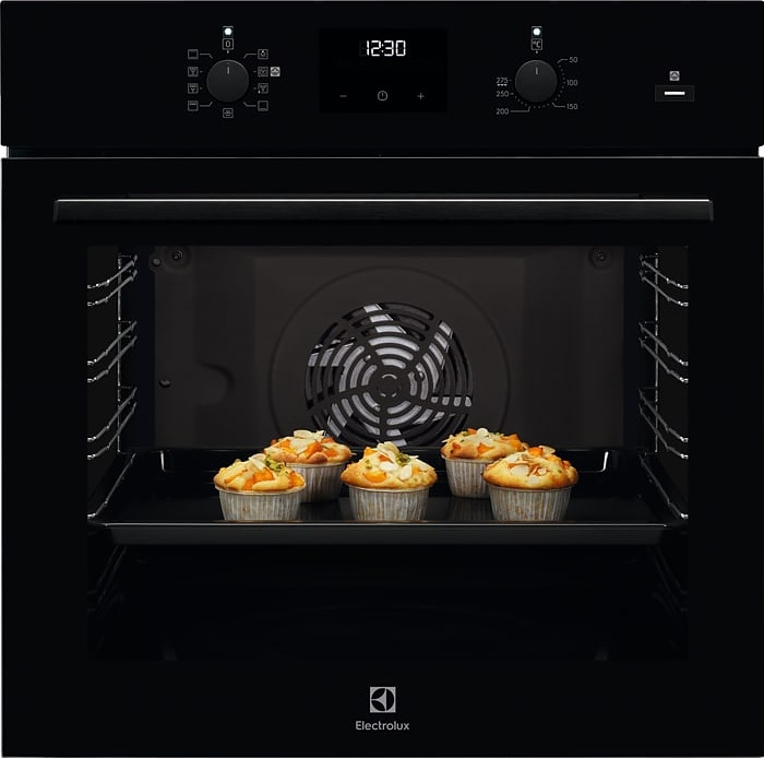 Духовой шкаф с пароувлажнением Electrolux EOD3C70TK черный / стекло